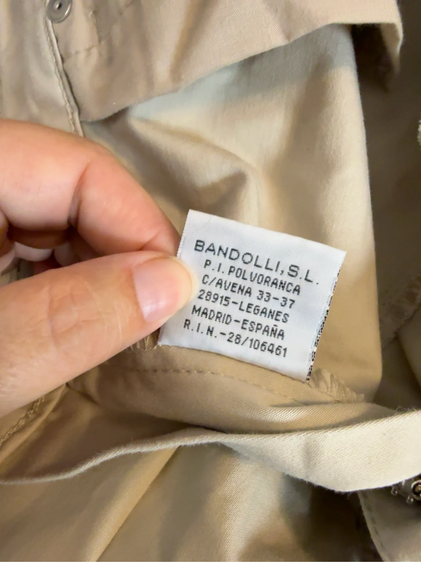 Beige Bandolli stretch cotton pants size 48 XL very good condition – photo 6